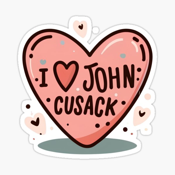 Item preview, I Love John Cusack designed and sold by Itsheartshop.