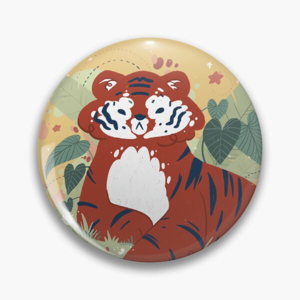 Item preview, Tiger in the Forest by Ortolana Clare designed and sold by ortolanaclare.