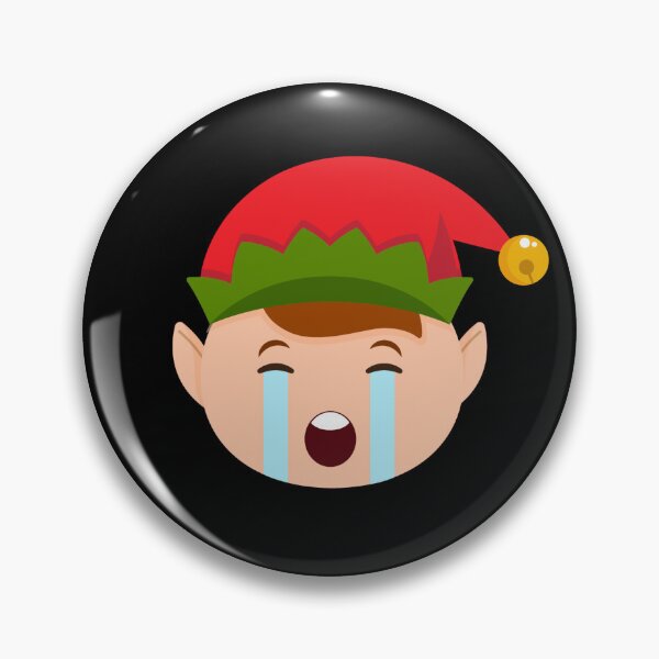 Item preview, Elf Emoticons Crying Out Loud Funny Christmas Kids Elf Gear designed and sold by DynamicDesign.