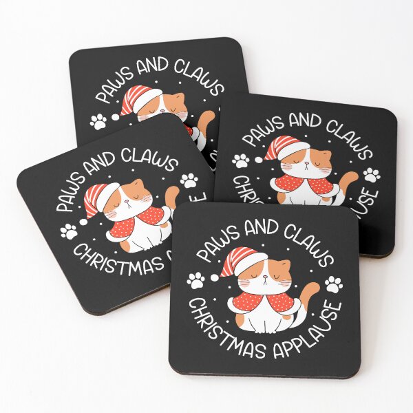 Item preview, Paws and Claws Christmas Applause designed and sold by RuggedCocoShop.