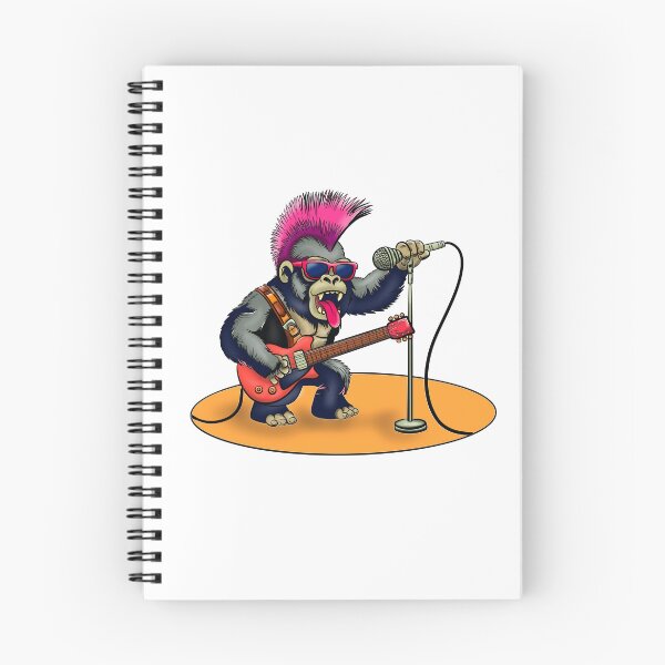 Item preview, Theolonius Ape the Rocking Guitarist designed and sold by Top Dog Tees.