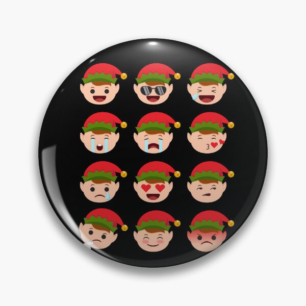 Item preview, Elf Emoticons Funny Christmas Emoticons Christmas Kids Elf Gear designed and sold by DynamicDesign.