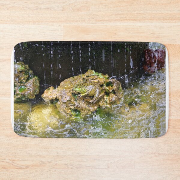 Item preview, American Bullfrog in a Fountain in Bali, Indonesia designed and sold by The Botanical Jason.