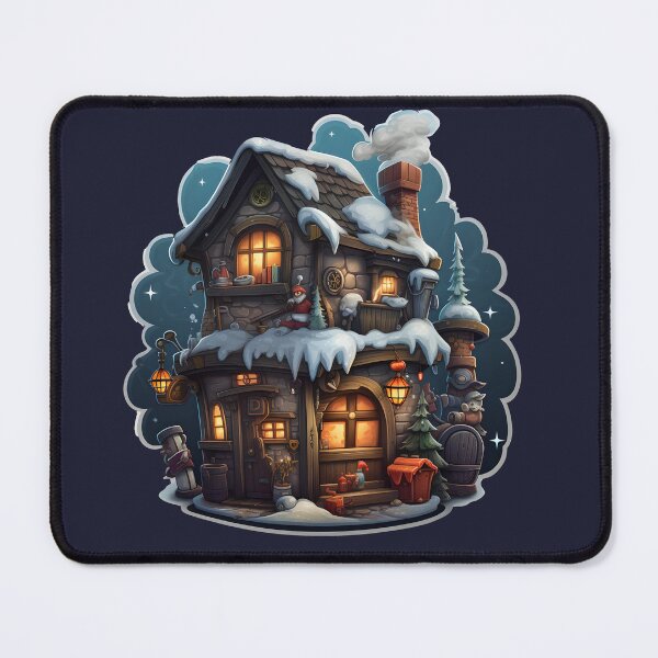 Item preview, Santa's Workshop Delight - Christmas Sticker/Magnet designed and sold by ColorStudioArt.