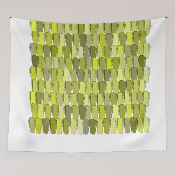 Item preview, Shades of green (paint) designed and sold by m-yoga-store.