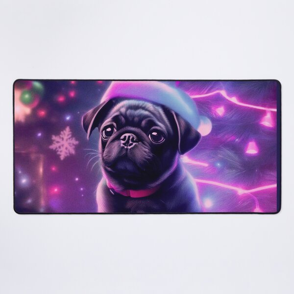Item preview, Pug HAPPY HOLIDAYS 80 MERRY CHRISTMAS     designed and sold by RedBluffTraders.