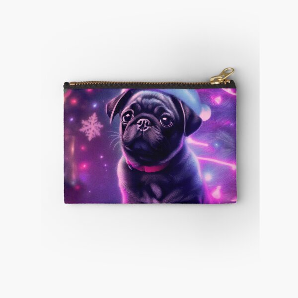 Item preview, Pug HAPPY HOLIDAYS 80 MERRY CHRISTMAS     designed and sold by RedBluffTraders.