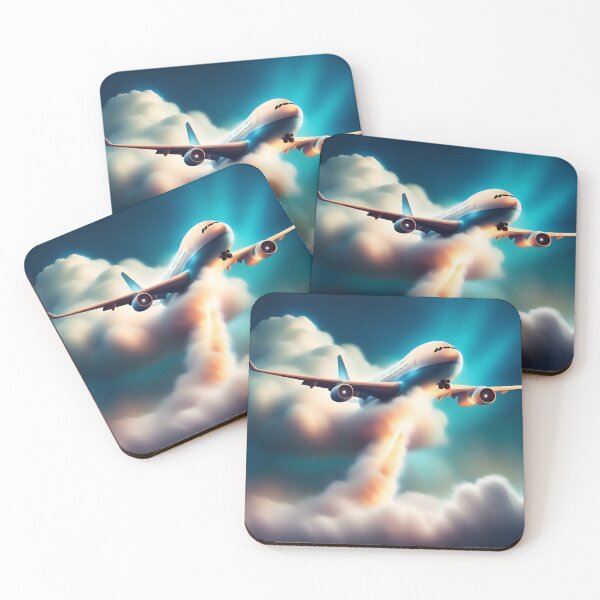 Item preview, Airplane Emerging From The Clouds designed and sold by jellyfishdsgn.