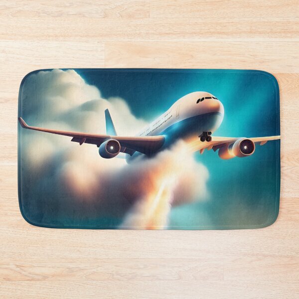 Item preview, Airplane Emerging From The Clouds designed and sold by jellyfishdsgn.