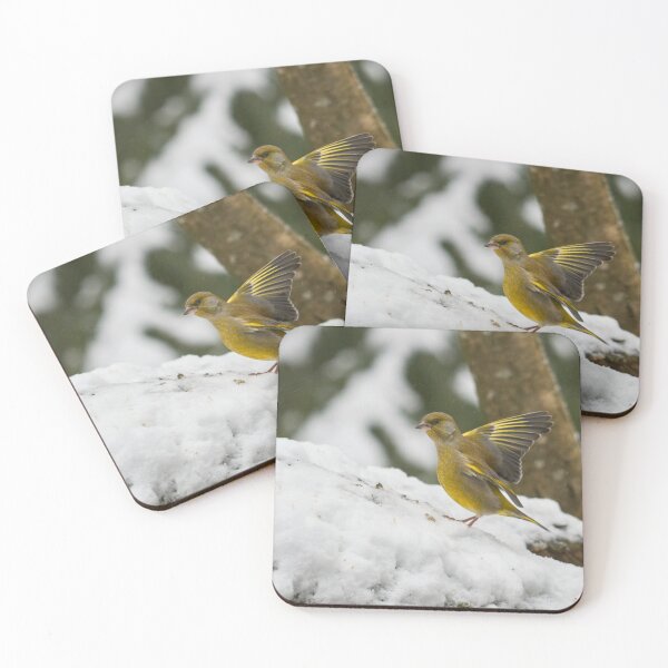 Item preview, It went that way. European greenfinch designed and sold by Jouko Lehto Photography.