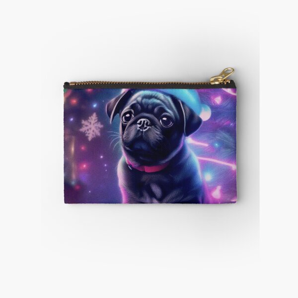 Item preview, Pug HAPPY HOLIDAYS 80 MERRY CHRISTMAS  PUGGY HOLIDAYS   designed and sold by RedBluffTraders.