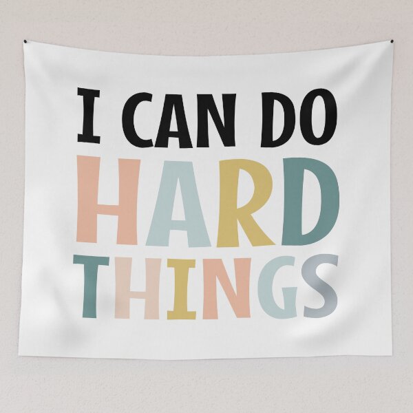 Item preview, I Can Do Hard Things  designed and sold by MOONINSPIRATION.