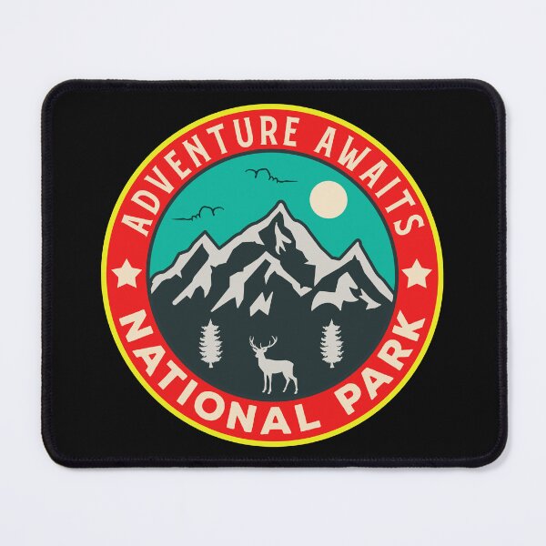Item preview, Adventure Awaits national park designed and sold by Nature-spirit.