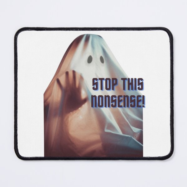 Item preview, Ghost of Approval - Stop This Nonsense Ghost Hand Photo Sticker designed and sold by tinyindiangirl.