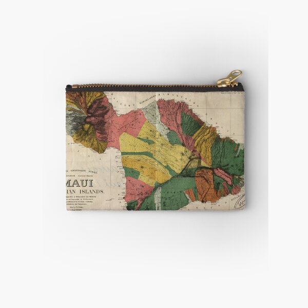 Item preview, Vintage Map of Maui Hawaii (1885) designed and sold by BravuraMedia.