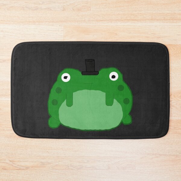 Artikelvorschau, schlecht gezeichneter Frosch mit schwarzem Zylinderhintergrund entworfen und verkauft von rj1776.