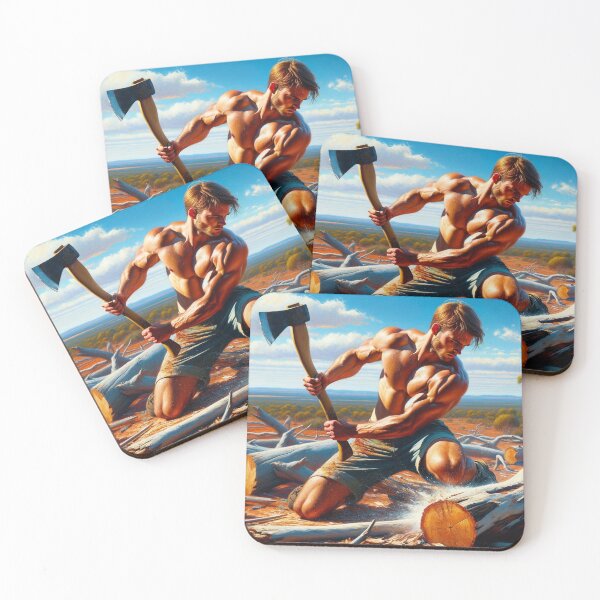 Item preview, Aussie Lumberjack series #1 - eye catching wall art designed and sold by TheScruffyGoose.