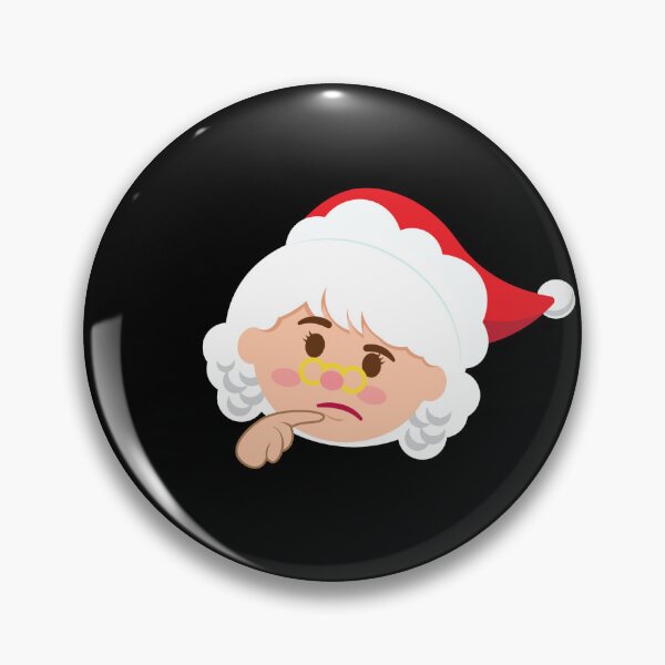 Aperçu de l'œuvre Mrs Claus Emoticons Thinking Funny Christmas Mrs Claus Gear créée et vendue par DynamicDesign.