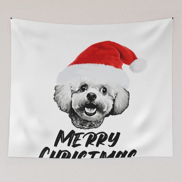 Item preview, Bichon Merry Christmas designed and sold by Tenth-Floor.