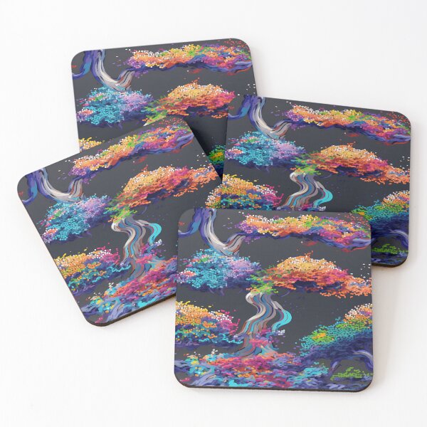 Item preview, Bonsai Art :Pixel Pointillism 2 designed and sold by CareToCanvas.