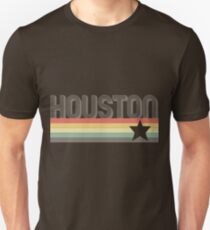 Houston Vintage Retro Texas Art Design Gift City T-Shirt Unisex T-Shirt