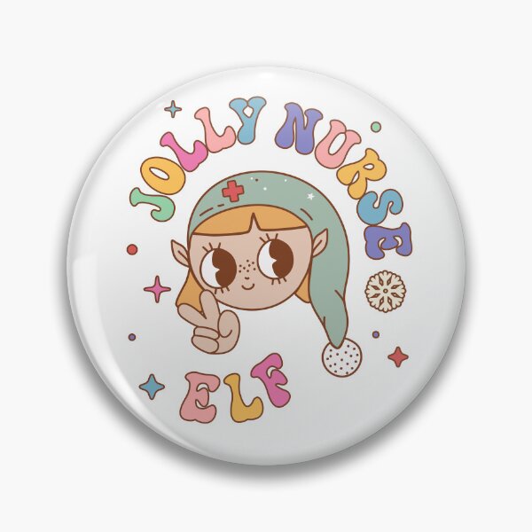 Item preview, Christmas Jolly Nurse Elf designed and sold by LI1L.