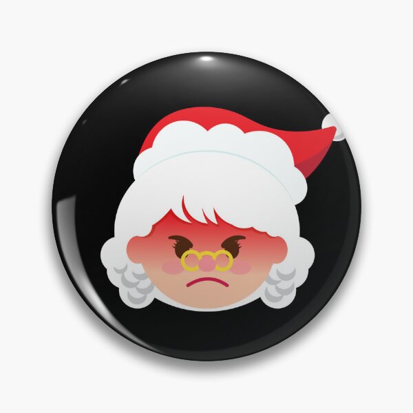 Aperçu de l'œuvre Mrs Claus Emoticons Angry Funny Christmas Mrs Claus Gear créée et vendue par DynamicDesign.