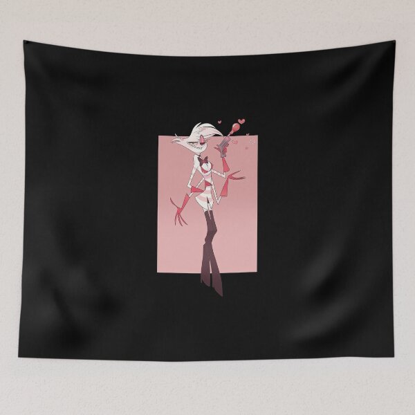 Item preview, angel dust hazbin hotel art designed and sold by Quorplix-art.