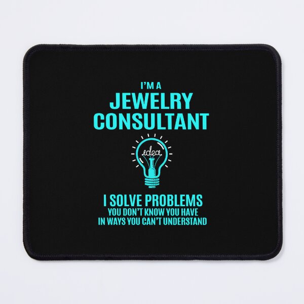 Item preview, Jewelry Consultant - I Solve Problems designed and sold by analisanta.