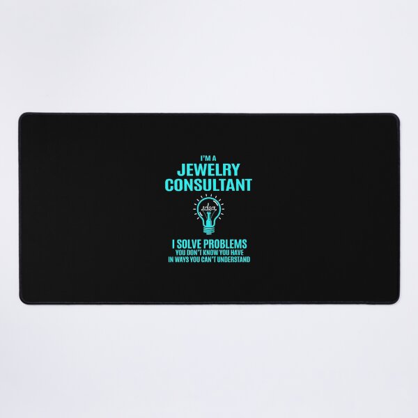 Item preview, Jewelry Consultant - I Solve Problems designed and sold by analisanta.