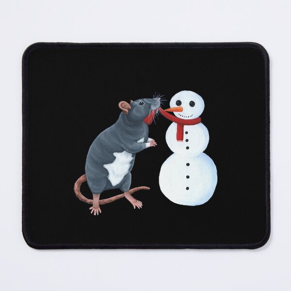 Item preview, Rat Building a Snowman designed and sold by WolfySilver.