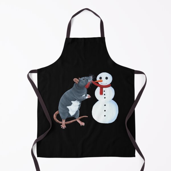 Item preview, Rat Building a Snowman designed and sold by WolfySilver.