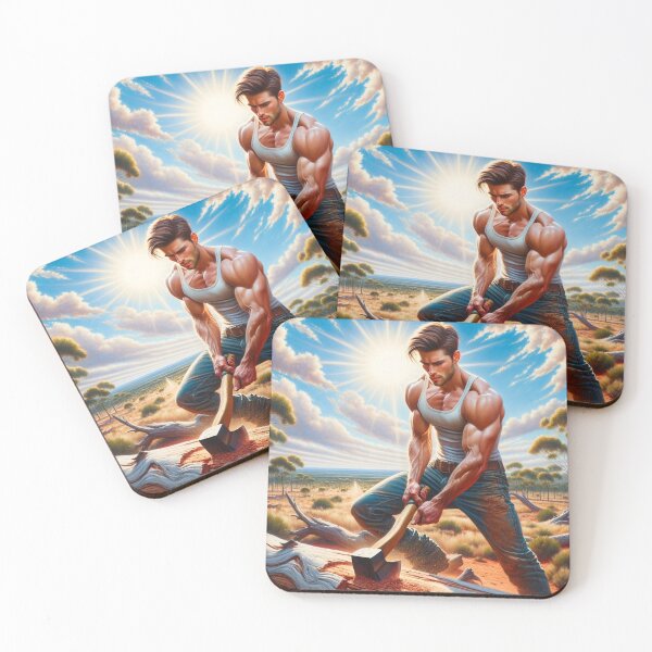 Item preview, Aussie Lumberjack series #3 - eye catching wall art designed and sold by TheScruffyGoose.
