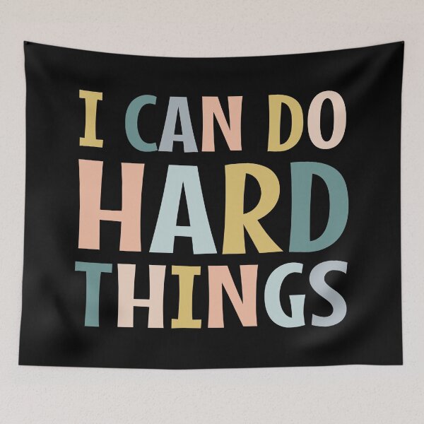 Item preview, I Can Do Hard Things  designed and sold by MOONINSPIRATION.