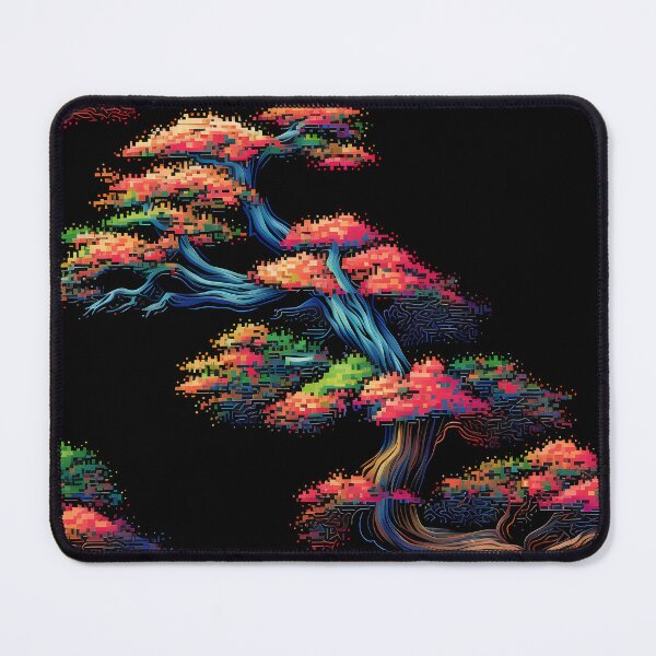 Item preview, Bonsai Art :Pixel Pointillism 6 designed and sold by CareToCanvas.