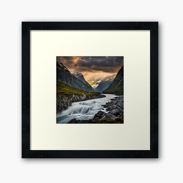 Coast of Denmark Framed Art Print