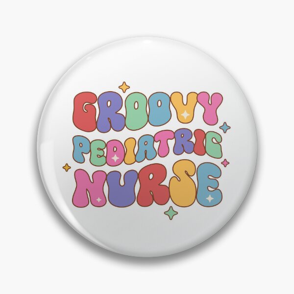 Item preview, Retro Groovy Pediatric Nurse designed and sold by LI1L.