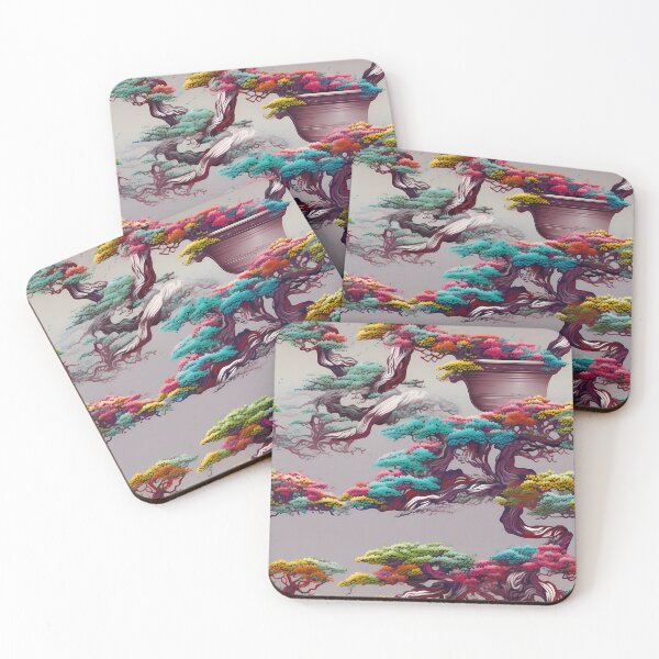 Item preview, Bonsai Art :Pixel Pointillism 7 designed and sold by CareToCanvas.