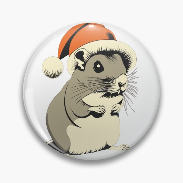 Item preview, Gerbil Jingle: Santa Hat Style designed and sold by EmeraldeaArt.