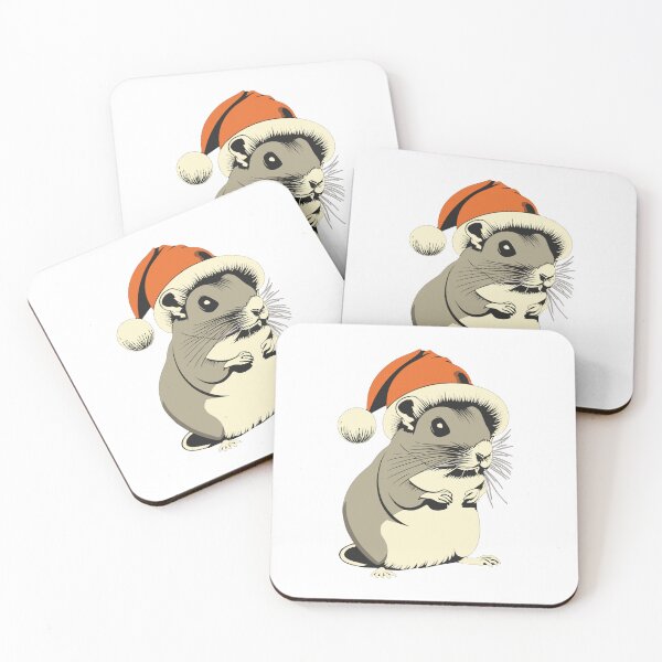 Item preview, Gerbil Jingle: Santa Hat Style designed and sold by EmeraldeaArt.
