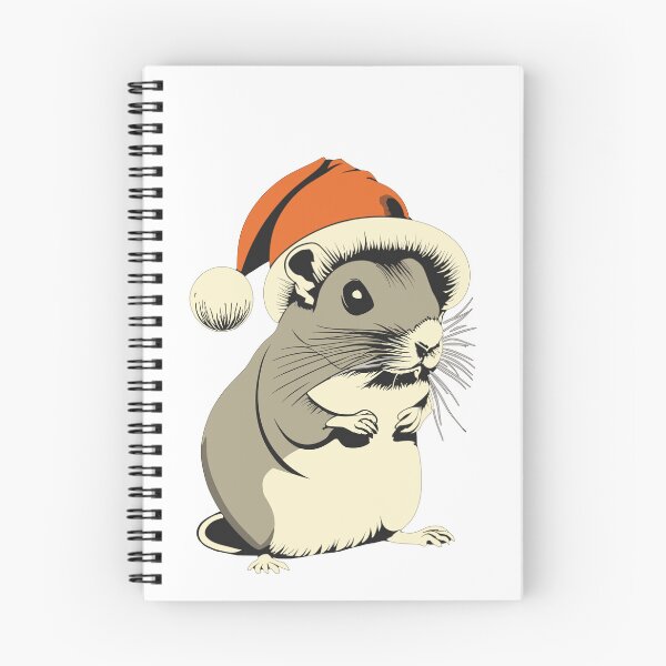 Item preview, Gerbil Jingle: Santa Hat Style designed and sold by EmeraldeaArt.