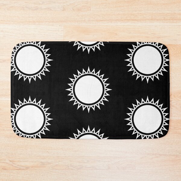 Item preview, round frame white black minimalism circle simple pattern  logo round frame white black minimalism circle simple pattern simple circle, circle T-shirt, patterned dress, black and white linen, leggings designed and sold by gulka8.