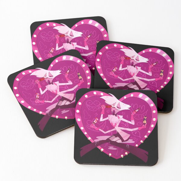 Item preview, hazbin hotel angel dust heart designed and sold by Quorplix-art.