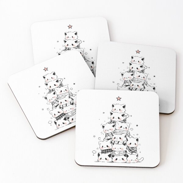 Item preview, Purrfectly Festive | Meowry Catmas Kitty Christmas Tree Design designed and sold by The Artfiller.