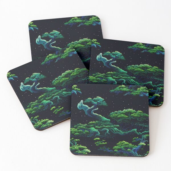 Item preview, Bonsai Art :Pixel Pointillism 9 designed and sold by CareToCanvas.