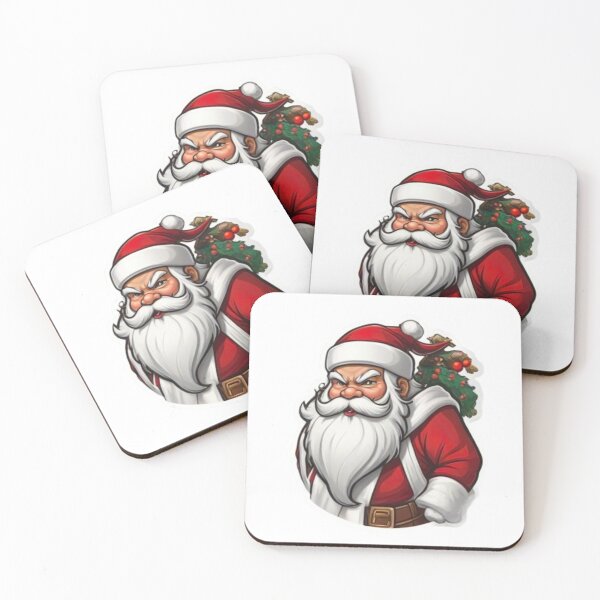 Item preview, Angry Santa christmas designed and sold by KorArtStudio.