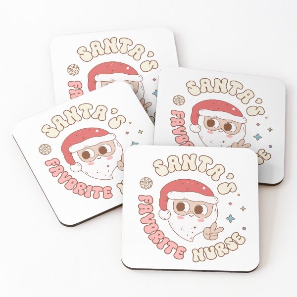 Item preview, Christmas Santa's Favorite Nurse designed and sold by LI1L.