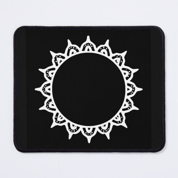 Item preview, round frame white black minimalism circle simple pattern white black minimalism circle simple pattern simple circle, circle T-shirt, patterned dress, black and white linen, leggings designed and sold by gulka8.