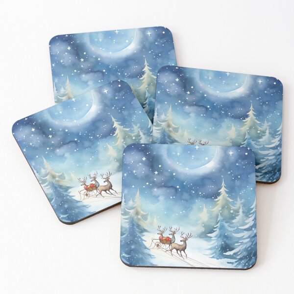 Item preview, Christmas Sleigh Ride designed and sold by cute-animals99.