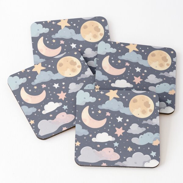Item preview, Adorables estrellas, luna y nubes esponjosas designed and sold by ALITTLETOWN.